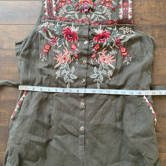 Johnny Was Bohemian LA Stevie Linen jumpsuit - Picture 8 of 14